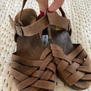 Brown Strappy Sandals